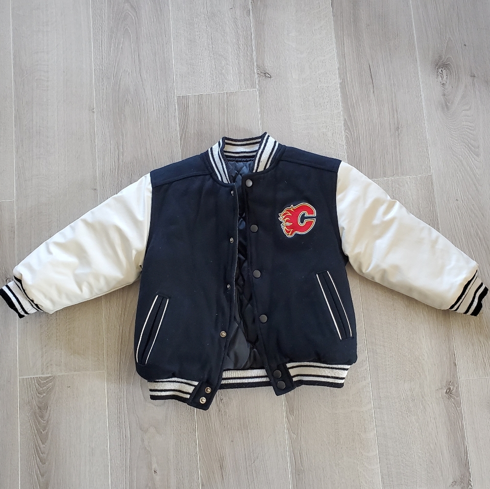 Calgary Flames 5T Varsity/Letterman Jacket